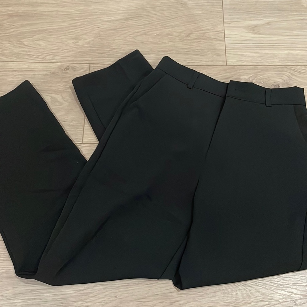 NWT. Mafalda Black Straight Leg Pants - S / Black